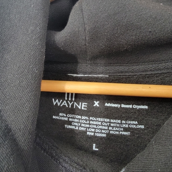 Advisory Board Crystals x Lil Wayne Men's Large Rare Carter V ABC Black Hoodie - Picture 6 of 15